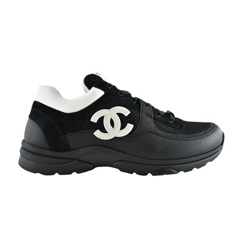 chanel black tip shoes|chanel black sneakers women.